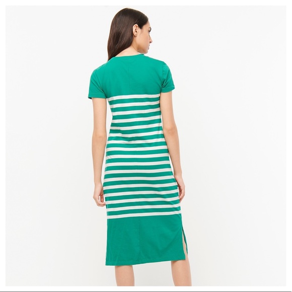 J.CREW T-shirt dress in stripe - Picture 3 of 4